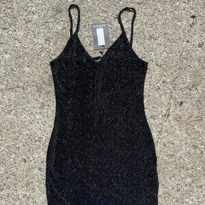 Black Glitter Pretty Little Thing Dress